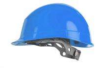 Mallcom HDPE Blue Non Ventilated Safety Helmets Diamond I_0