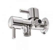 Plumber Bathware Chrome Plated Two Way Bib Cock Faucet AZTEC AZT-2109_0