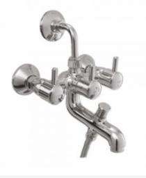 Plumber Bathware Chrome Plated 3 in 1 Wall Mixer Faucet AZTEC AZT-3103_0