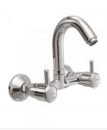 Plumber Bathware Chrome Plated Sink Mixer with Swivel Spout Faucet AZTEC AZT-3106_0