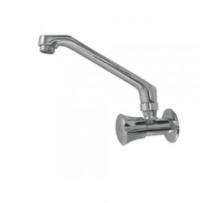 Plumber Bathware Chrome Plated Sink Cock with Swivel Spout Faucet NECTAR NEC-0616_0