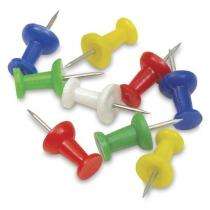 Plastic Push Type Board Pin  Multicolour_0