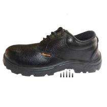 Agarson Power Synthetic Leather Steel Toe Safety Shoes Black_0