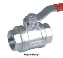 15 mm Manual Stainless Steel Ball Valves Threaded Regular Design_0