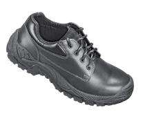 Mallcom WALNOT Grain Leather Plain Toe Safety Shoes Black_0