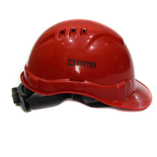 Ventra HDPE Red Cross Ventilated Safety Helmets_0