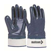 Mallcom Medium Dipped Nitrile Cotton Safety Gloves 6 - 11 inch_0