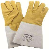 Mallcom Welding Split Leather Safety Gloves 6 - 11 inch_0