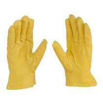 Mallcom Driver Leather Grain Leather Safety Gloves 6 - 11 inch_0