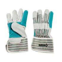Mallcom Work Grain Leather Safety Gloves 6 - 11 inch_0