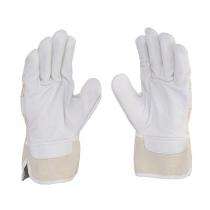 Mallcom Work Grain Leather Safety Gloves 6 - 11 inch_0