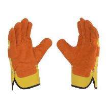 Mallcom Canadian Split Leather Safety Gloves 6 - 11 inch_0