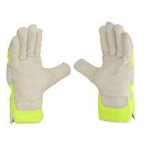 Mallcom Canadian Grain Leather Safety Gloves 6 - 11 inch_0