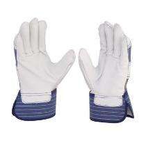 Mallcom Canadian Split Leather Safety Gloves 6 - 11 inch_0