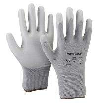 Mallcom Grey PU Safety Gloves 6 - 11 inch_0