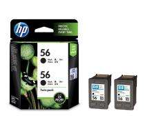 HP 56 Twin Pack Black Ink Cartridges_0