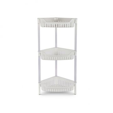 Polyset Polypropylene Round Trolley Kitchen Storage Organiser_0