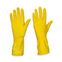 Yellow PVC Safety Gloves Free Size_0