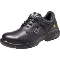 TIGER Leather Steel Toe Safety Shoes Black_0
