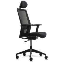 Wipro Furniture Revolving Black 1080 x 550 x 605 mm Office Chairs_0