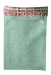 Green Cloth Laminated 110 gsm 12 x 16 inch Envelopes_0