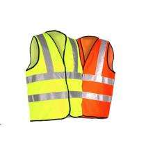 Nylon Safety Jackets S - XXL Without Sleeves Orange, Yellow_0