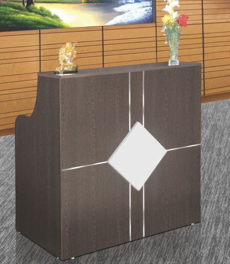 OFFICE SPACE Reception Office Tables Brown Wooden_1