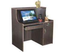 OFFICE SPACE Reception Office Tables Brown Wooden_0