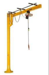 Apex 25 ton Motorized Floor, Pillar Mounted Jib Crane_0