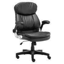 Revolving Black 1080 x 635 x 605 mm Fabric Office Chairs_0