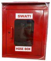 SWATI Mild Steel Single Door Fire Hose Cabinet 15 m_0