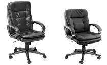 ZED Revolving Black 1080 x 635 x 605 mm Composite Leather Office Chairs_0