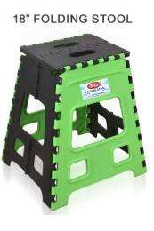 U MAX Stools Folding PPCP Black and Green_0