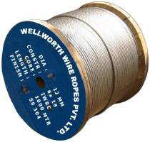WELLWORTH 12 mm Steel Wire Rope 6 x 19 1770 N/mm2 1000 m_0