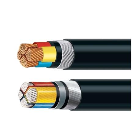 POWERCAB Aluminium XLPE Flat Steel Strip PVC LT Power Cables 3.5 Core 240 sqmm 1.1 kV_0