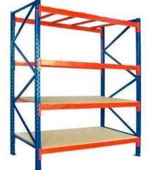 Mild Steel Cantilever 4 Layers Industrial Racks 6 ft_0