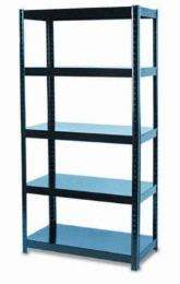 Mild Steel Slotted Angle 4 Layers Industrial Racks 6 ft_0