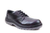 SAFER SA 1208 Real Leather Steel Toe Safety Shoes Black_0