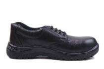 SAFER SA 604 Real Leather Steel Toe Safety Shoes Black_0