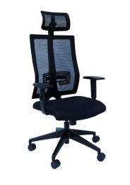 NGFC Revolving Chair Black 500 x 500 x 1200 mm Nylon Office Chairs_0