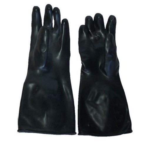 Full Finger Rubber Safety Gloves Standard_0