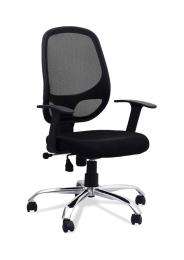 NGFC Revolving Black 430 x 500 x 970 mm Polypropylene Plastic Office Chairs_0