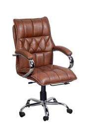 NGFC Revolving Brown 660 x 558 x 1270 mm Leatherette Office Chairs_0
