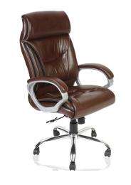 NGFC Revolving Brown 540 x 570 x 1260 mm Up-Down Gas Lift Movement Office Chairs_0