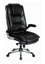 NGFC Revolving Chair Black 540 x 570 x 1170 mm Luxurious Bonded Leather Office Chairs_0
