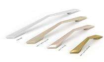 zinc, Steel Triangular Door Handles Matt Antic Brass_0