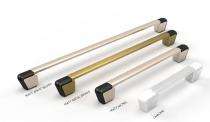 Steel, Zinc Rectangular Door Handles MATT(Antic Brass)_0