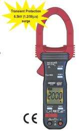 KUSAM-MECO 2772 400 - 2000 A 6 - 600 V AC DC Clamp Meter_0