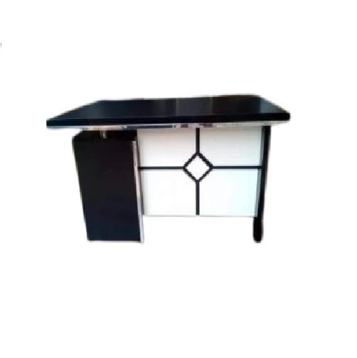 Reception Office Tables Black, White Wooden_0