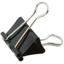 Binder Clips 1 inch Black Metal_0